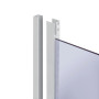 Душова кабіна Lidz Latwa SC80x80.SAT.LOW.GR, скло тоноване 4 мм без піддона