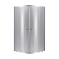 Душова кабіна Lidz Latwa SC90x90.SAT.LOW.DGR, скло темне тоноване 4 мм без піддона