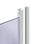 Душова кабіна Lidz Latwa SC90x90.SAT.LOW.GR, скло тон. 4 мм + Lidz Душовий піддон KAPIELKA ST90x90x14