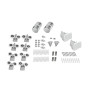 Душова кабіна Lidz Latwa SC90x90.SAT.LOW.GR, скло тон. 4 мм + Lidz Душовий піддон KAPIELKA ST90x90x14