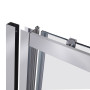Душові двері в нішу Qtap Taurus CRM201-11.C6 110-120x200 см, скло Clear 6 мм, покриття CalcLess