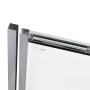 Душові двері в нішу Qtap Taurus CRM201-11.C6 110-120x200 см, скло Clear 6 мм, покриття CalcLess