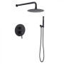 Змішувач для душу PERLA "SMART"2-реж. вбуд. круглий ЧОРНИЙ 2 реж. PSS7855B