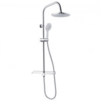 Колона для душу PERLA SPLASH хром без змішувача з аксесуарами PSF2001
