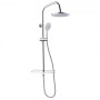 Колона для душу PERLA SPLASH хром без змішувача з аксесуарами PSF2001