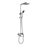 Душовий гарнітур для ванни PERLA OCELI зі змішувачем та аксесуарами нержавіюча сталь PSS8104