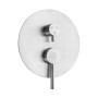 Змішувач для душу PERLA "SMART" 2-реж. вбуд. круглий САТИН/Нержавіюча сталь PSS7855