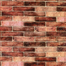 Панель стінова 3D 700х770х3мм Коричневий (цегла) SW-00001771