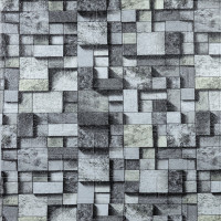 Панель стінова 700х770х3мм Графітовий кубік SW-00001996