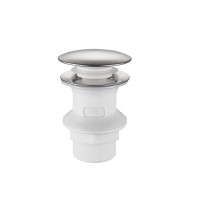 Донний клапан Perla нажимной 1/4 Click-Clack хром ABS-пластик PSA2103 універсальна