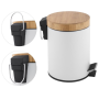 Кошик для сміття YOKA BIN WHITE BAMBOO 3л. для ванної кімнати *