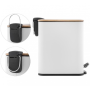 Кошик для сміття YOKA MOBY WHITE BAMBOO 5л.