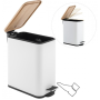 Кошик для сміття YOKA MOBY WHITE BAMBOO 5л.