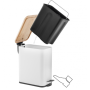 Кошик для сміття YOKA MOBY WHITE BAMBOO 5л.