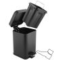 Кошик для сміття YOKA MUTI BLACK 3л.