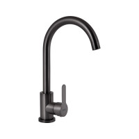 Змішувач для кухні U-образний Brinex Pure 015F U-образний Graphite BRIPUR015FGRP