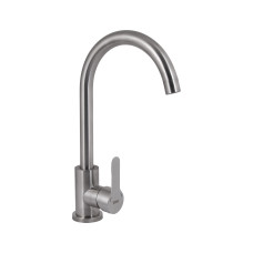 Змішувач для кухні U-образний Brinex Pure 015F U-образний Nickel BRIPUR015FNKL