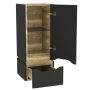 Шафа Сакраменто підвісна 35х35 (антрацит, права)