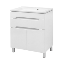 Тумба Корнелія нап з ум.Комо 60, 1ш(прих.монт) біла