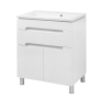 Тумба Корнелія нап з ум.Комо 60, 1ш(прих.монт) біла