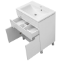 Тумба Корнелія нап з ум.Комо 60, 1ш(прих.монт) біла