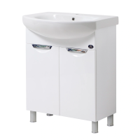 Тумба Лора з умив. "Лотос/RUNA 70" біла, вр.р