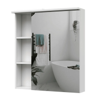 Дзеркальна шафа Каріна 80 П. (біла)