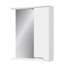 Дзеркало Верона з світ. з шкаф. 70 біле (Пр)