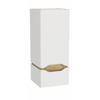 Шафа Сакраменто підвісна 35х35 (біла, ліва)