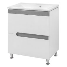 Тумба Верона з умив. "Глорія 90" 2 ш (напр.прих.монт) сіре