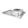 Кухонна мийка Brinex 5080-R 0,6 мм Satin (BRIN5080RSAT06)