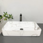 Умивальник (раковина) VBI TRIEST MARBLE накладний