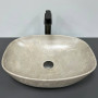 Умивальник (раковина) VBI OLBIA BEIGE STONE MATT накладний
