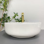 Умивальник (раковина) VBI BARI S WHITE GOLD EDGE накладний