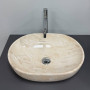 Умивальник (раковина) VBI MODENA S BEIGE STONE GLOSSY накладний