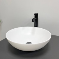 Умивальник (раковина) VBI AMALFI WHITE MATT накладний