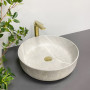 Умивальник (раковина) VBI BARI GREY STONE MATT накладний