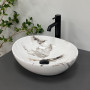 Умивальник (раковина) VBI PARMA CARRARA GLOSSY накладний PARMA CARRARA GLOSSY