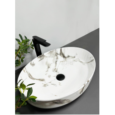 Умивальник (раковина) VBI UDINE CARRARA GLOSSY накладний