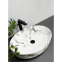 Умивальник (раковина) VBI UDINE CARRARA GLOSSY накладний
