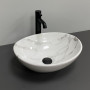 Умивальник (раковина) VBI PARMA CALCATTA GLOSSY накладний