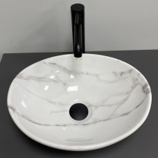 Умивальник (раковина) VBI PARMA CALCATTA GLOSSY накладний