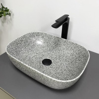 Умивальник (раковина) VBI RAVENNA SPACE GREY MATT накладний