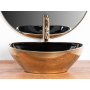 Умивальник (раковина) REA SOFIA GOLD BLACK накладний *