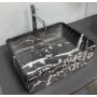 Умивальник (раковина) VBI ASTI M BLACK ONYX накладний