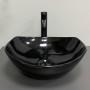 Умивальник (раковина) VBI RONTA DARK BLACK GLOSSY накладний