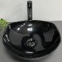 Умивальник (раковина) VBI RONTA DARK BLACK GLOSSY накладний