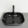 Умивальник (раковина) VBI RAVENNA BLACK GLOSSY накладний