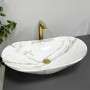 Умивальник (раковина) VBI TURIN LAVA GLOSSY накладний