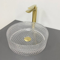 Умивальник (раковина) VBI SEPINO TRANSPARENT накладний